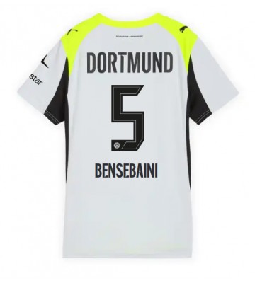 Lacne Ženy Futbalové dres Borussia Dortmund Ramy Bensebaini #5 2025-26 Krátky Rukáv - Preč
